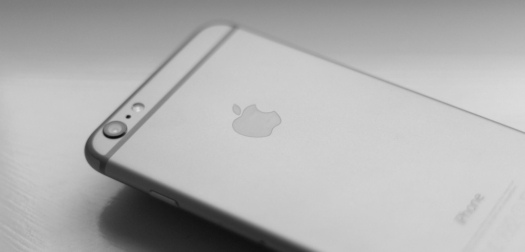 iPhone 6 back with camera bulge and antenna lines. Photo by LWYang.