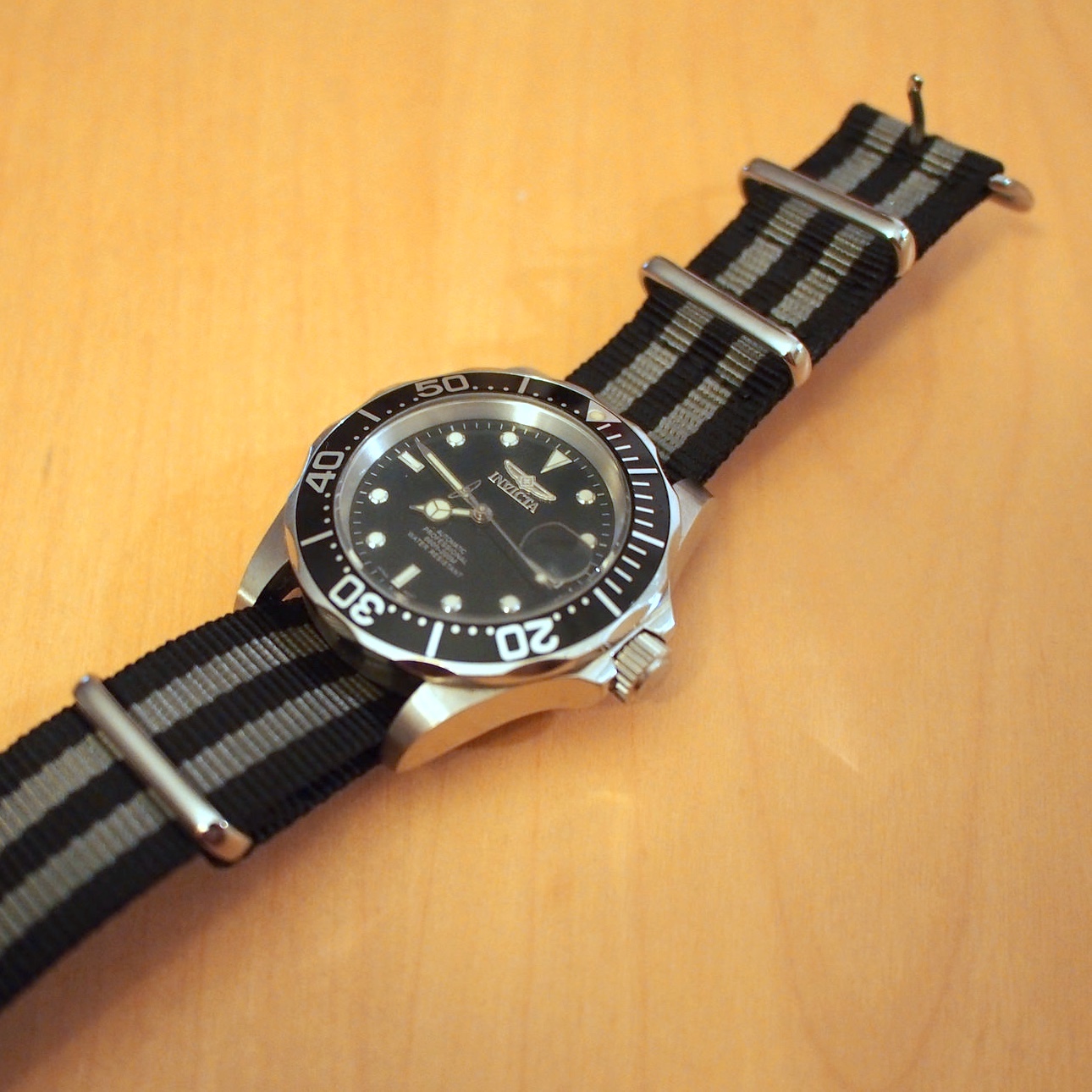 My Invicta NATO watch