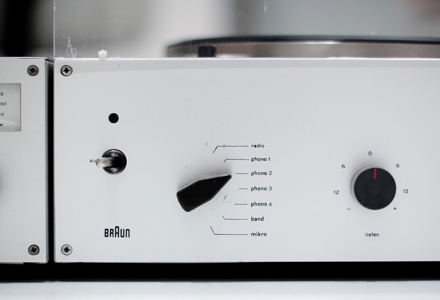 Example of Dieter Rams work at Braun